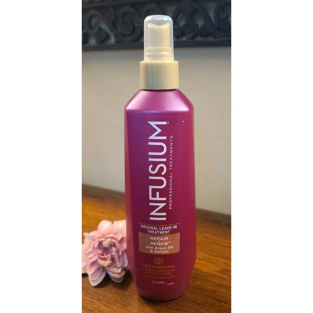 Infusium Leave In treatment Spray REPAIR RENEW Argan Oil Keratin 13 oz Original